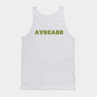 Avacado skin creamy avocados font Tank Top